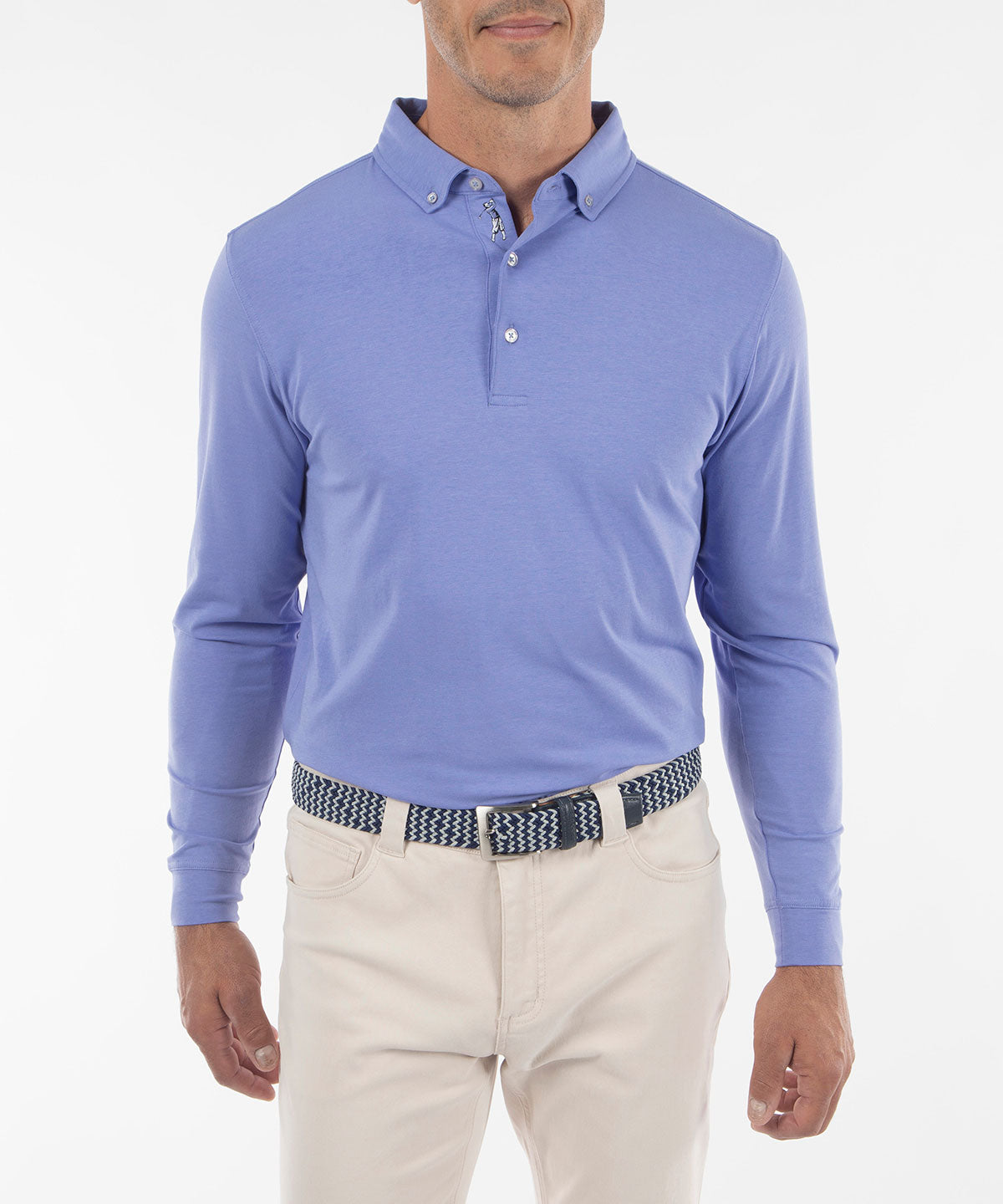 polo long sleeve dress shirt Buy Burgundy Pique for Short Men wearing a size small LONG Sleeve Stretch Oxford Shirt