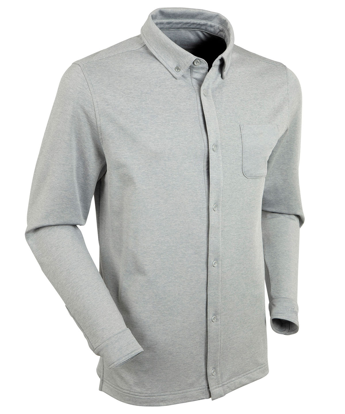 Plt Grey Jersey Button Down Nightshirt