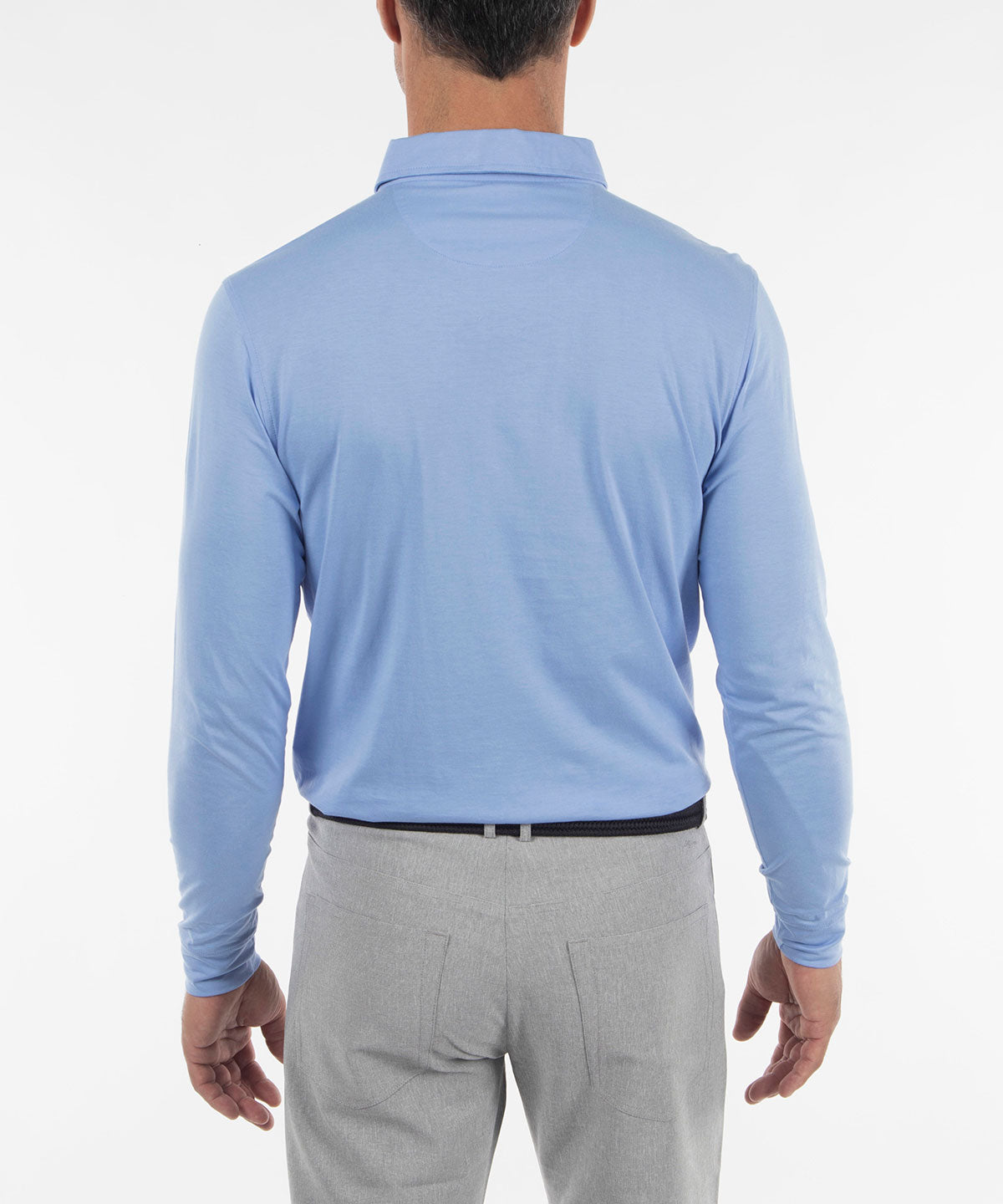 Ultra-Light Peruvian Cotton Long-Sleeve Polo Shirt - Bobby Jones