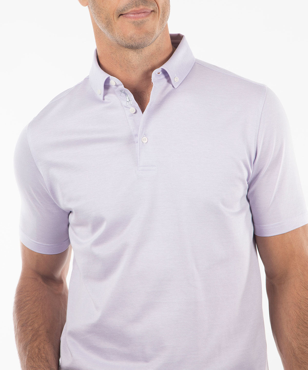 Cotton Shirt with Button-Down Collar