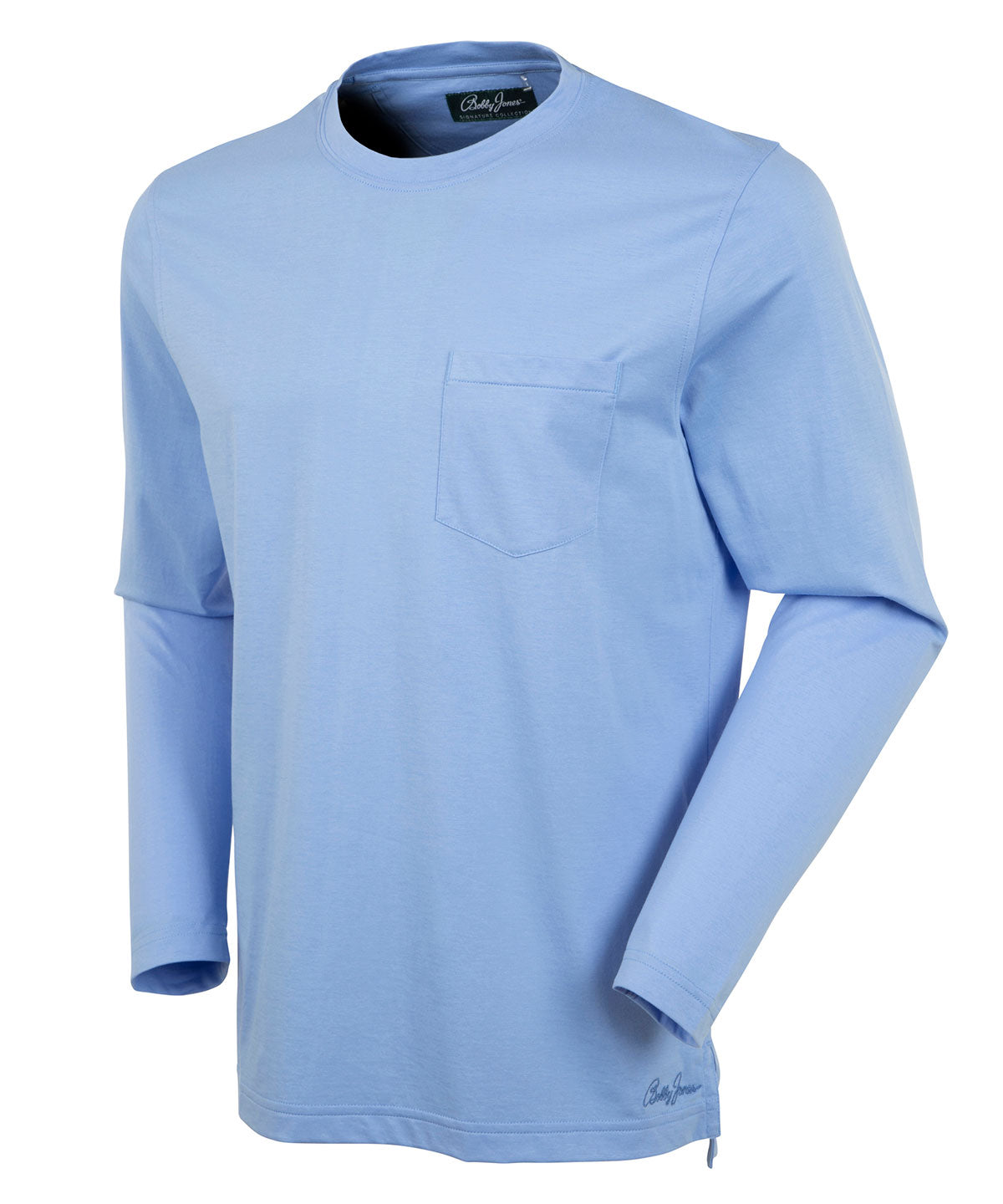 Ultra-Light Peruvian Cotton Long-Sleeve Polo Shirt - Bobby Jones