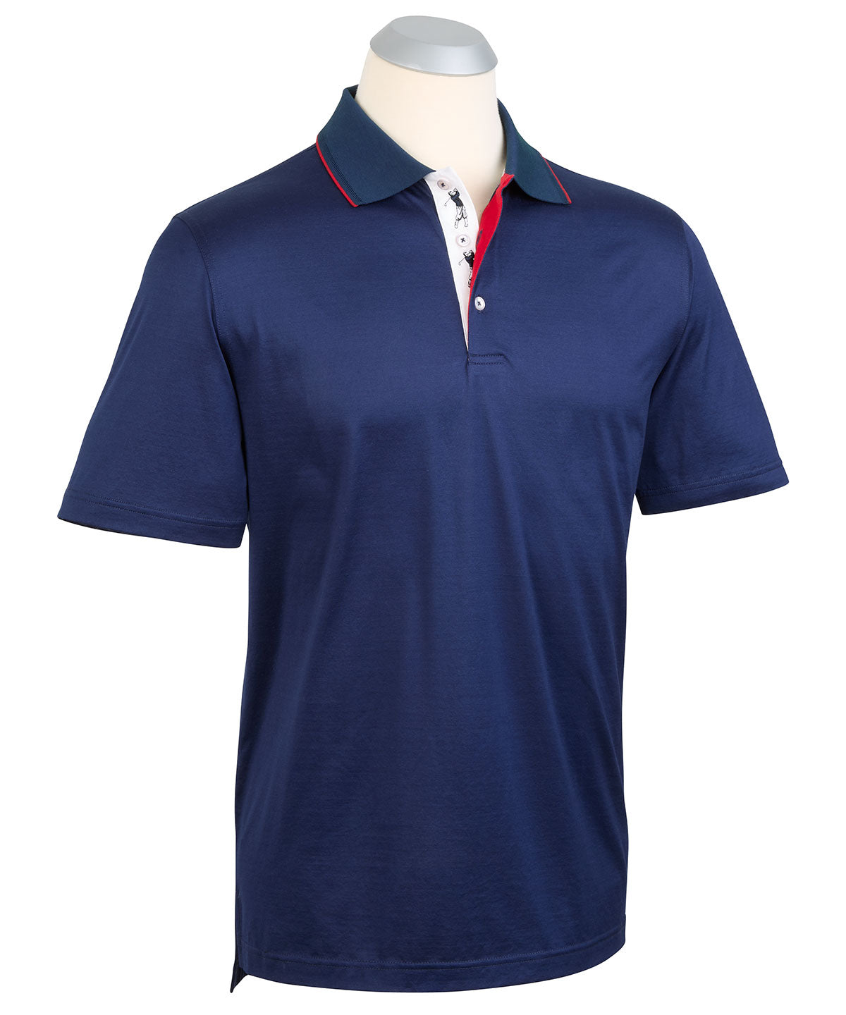 Signature 100% Mercerized Cotton Solid Polo Shirt with Tipping