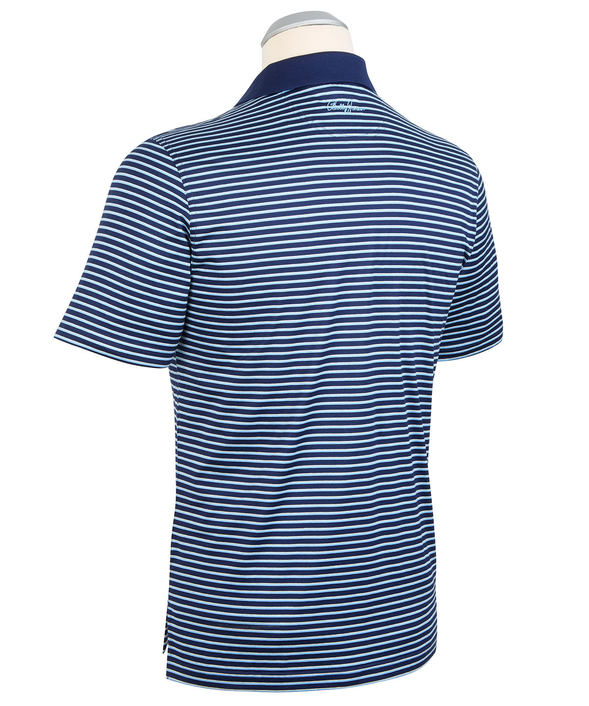 Signature 100% Mercerized Cotton Robson Stripe Polo Shirt - Bobby Jones
