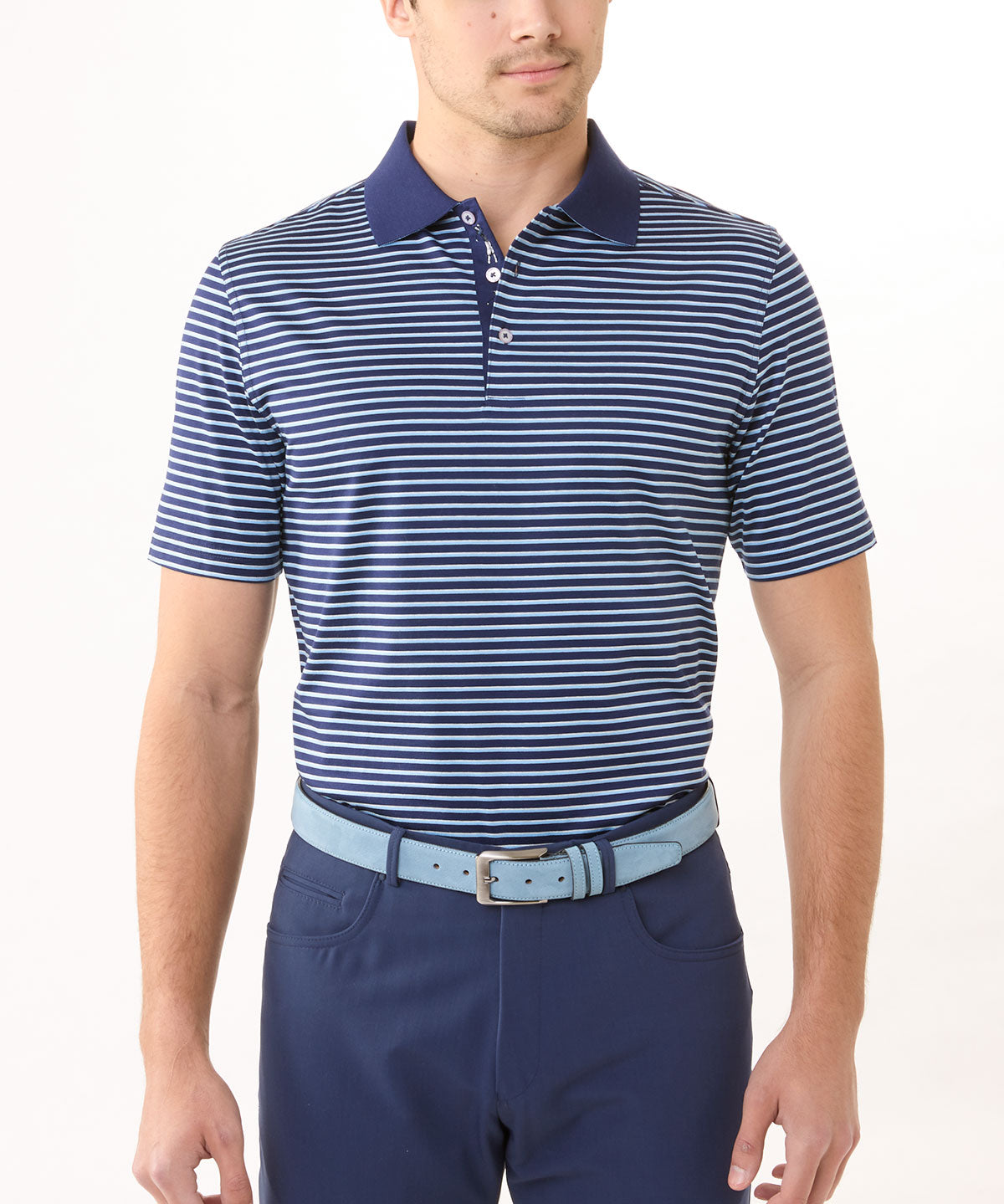 Signature 100% Mercerized Cotton Solid Polo Shirt with Tipping - Bobby Jones