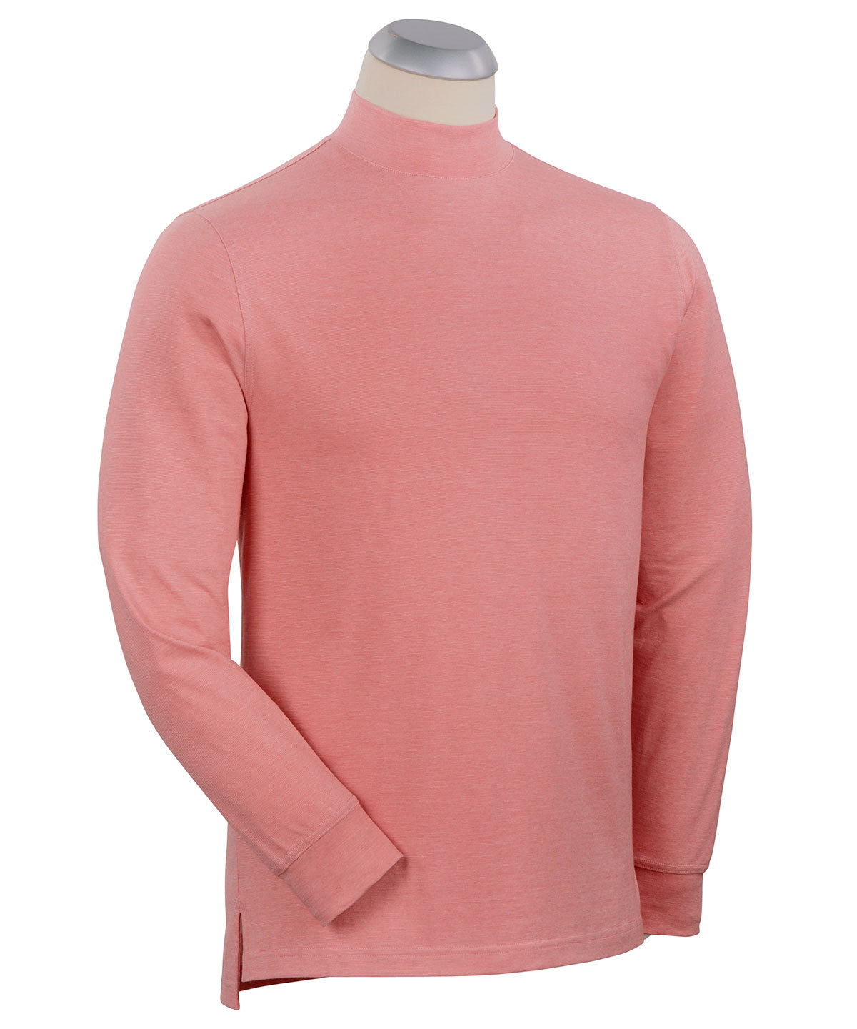 Buy Fitkin Men Nude Pink Raw Edge Neck Style Long Sleeves T-shirt online