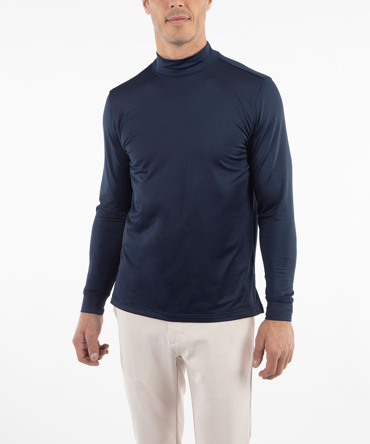 Smooth Fleece Mock Neck Long-Sleeve T-Shirt | White | Large | Uniqlo US