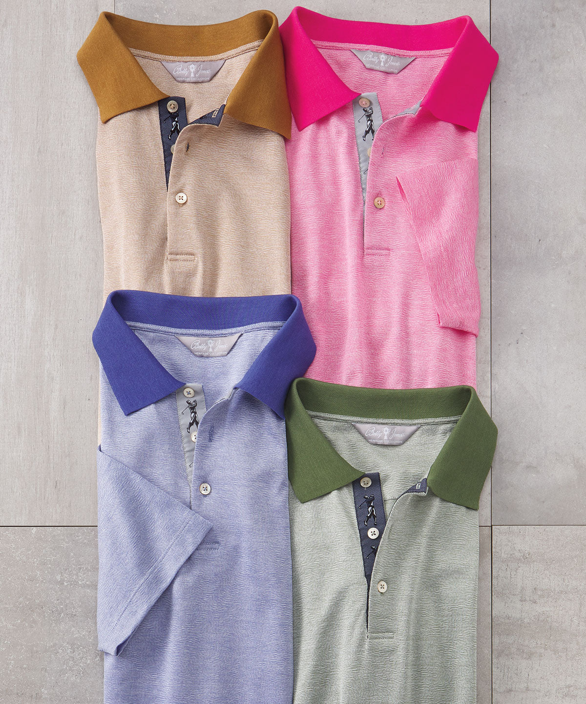 Heritage Italian Cotton Long-Sleeve Button-Down Polo Shirt