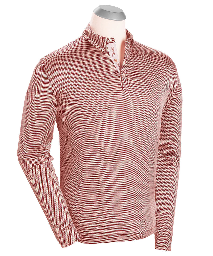 Ultra-Light Peruvian Cotton Two-Button Short-Sleeve Polo Shirt - Bobby Jones