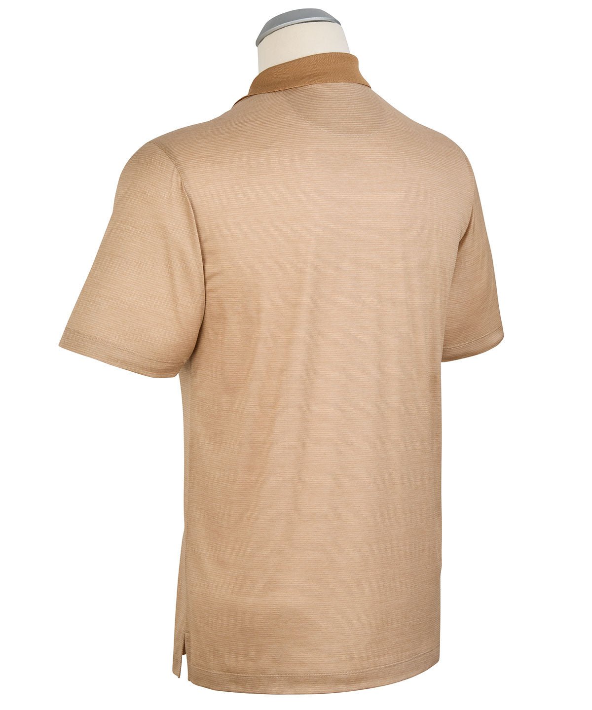 Heritage Italian Cotton Micro Stripe Polo Shirt