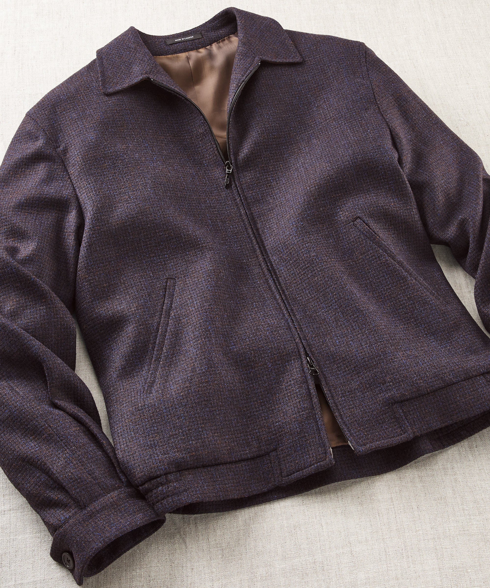 Signature Wool Blend Blouson Jacket