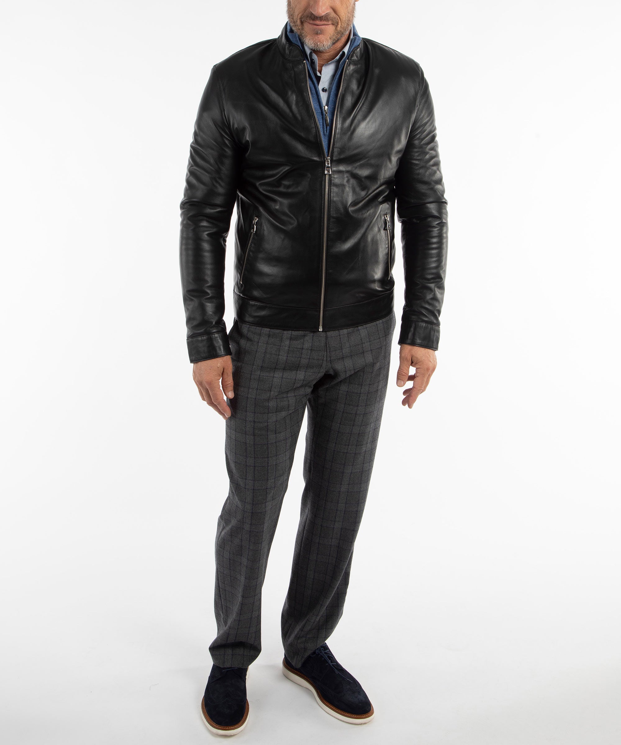 Black Leather Denim Jacket - Rugged & Iconic. | Buffalo Jackson