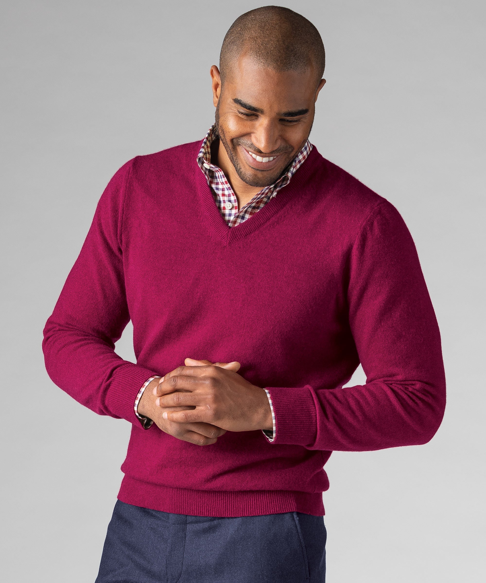 dress shirt v neck sweater Four Ways to Wear a V-Neck Sweater for Men