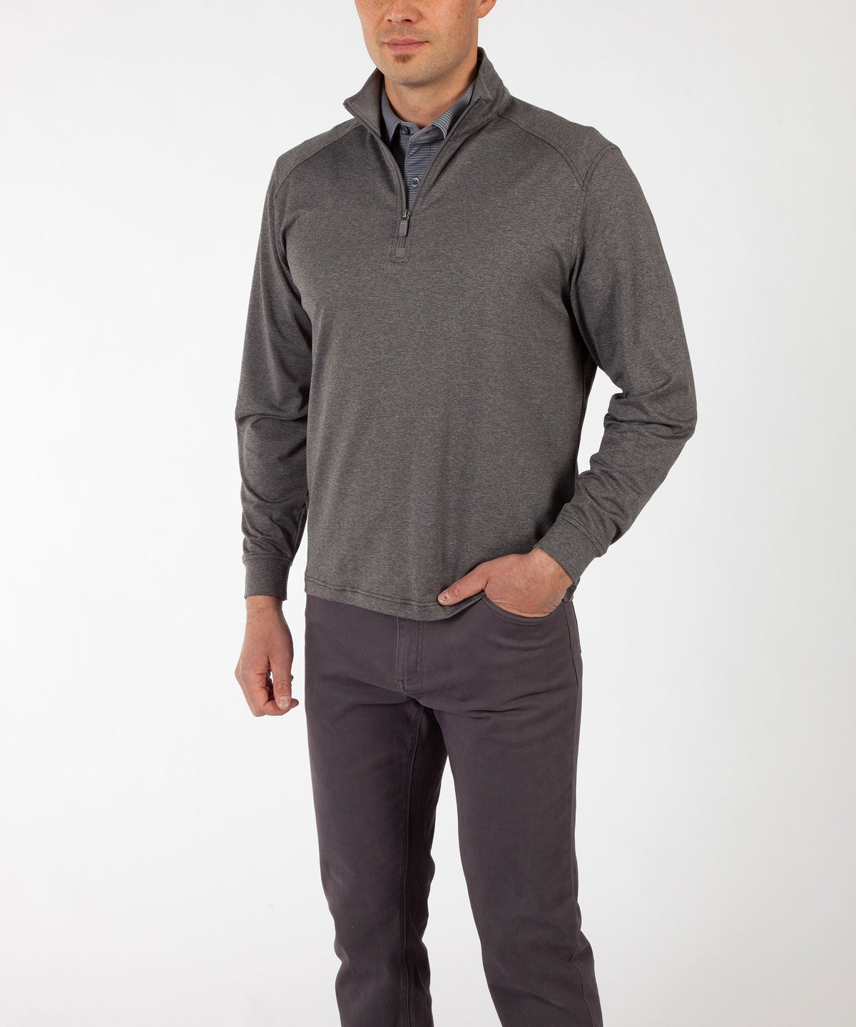 Performance Fontaine Melange Quarter-Zip Pullover