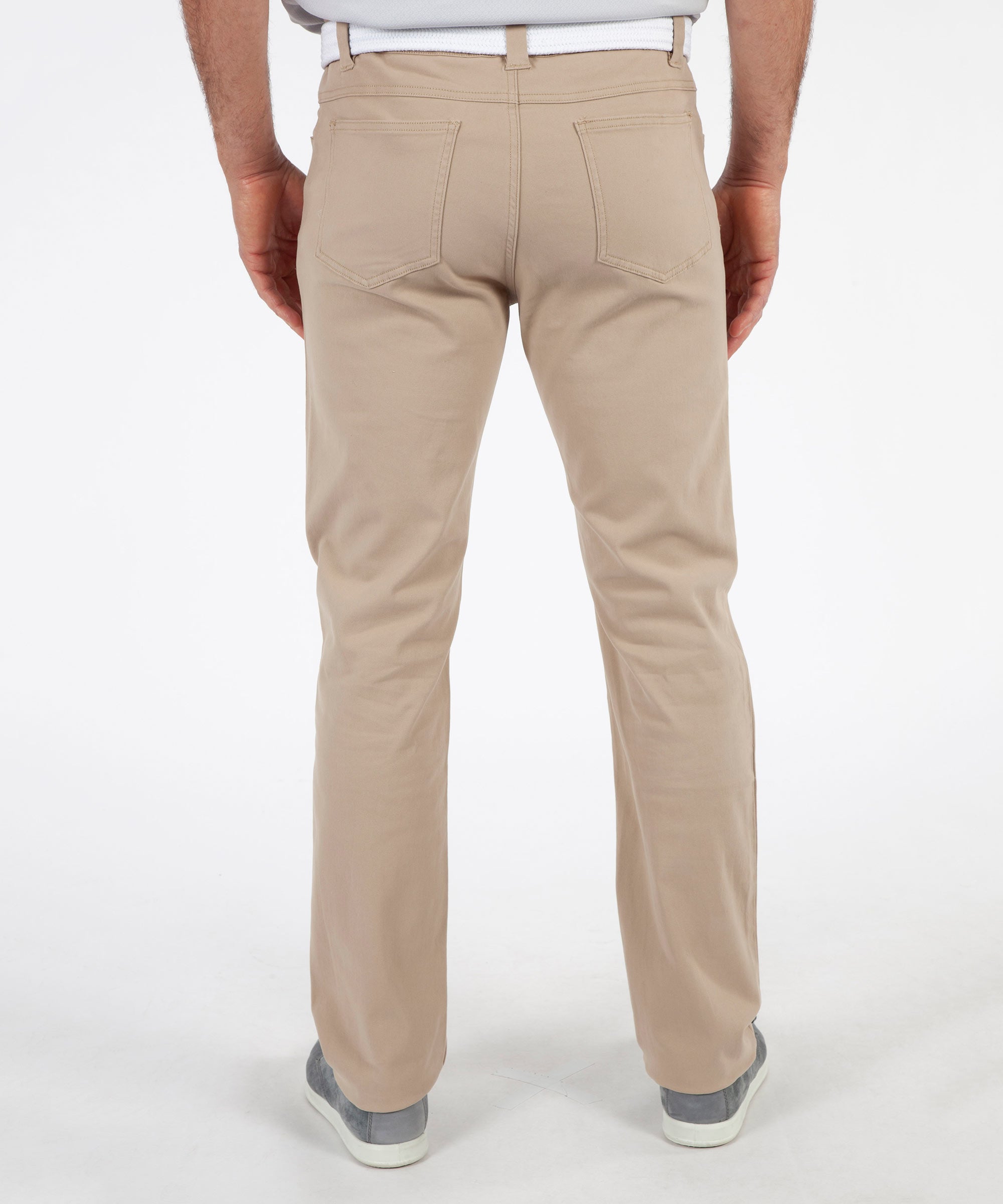 Men's Cotton Slim Fit Stretch Khaki Pants Solid Color Business Casual  Skinny Dress Pants | Wish