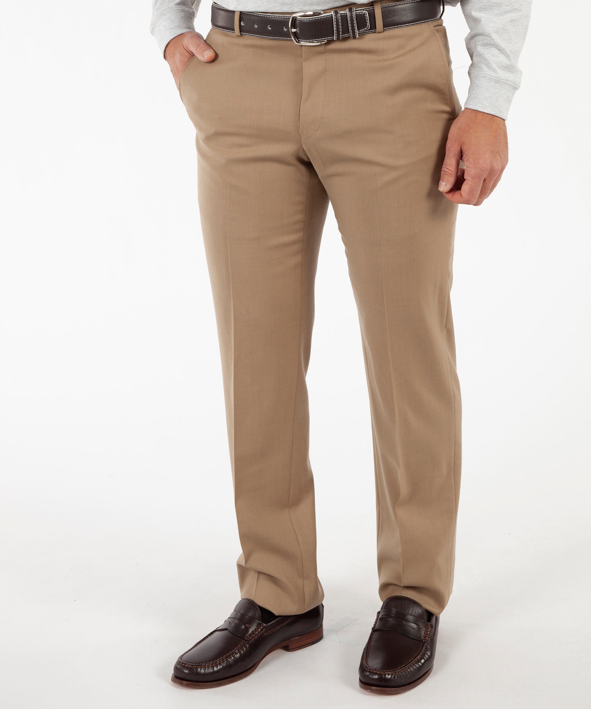 Grand Le Mar | Navy Wool Gurkha Trousers Tailored Comfort for Dapper Style.