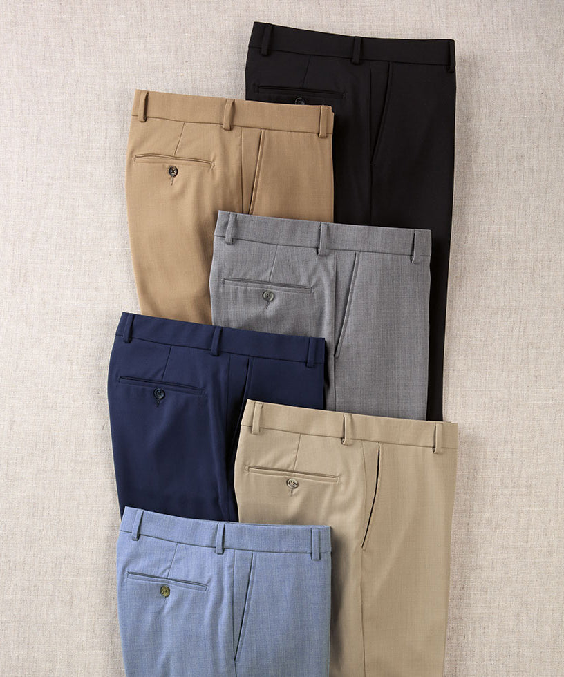 Gregory Handmade Wool Gabardine Trouser  Mens outfits Trousers Mens pants