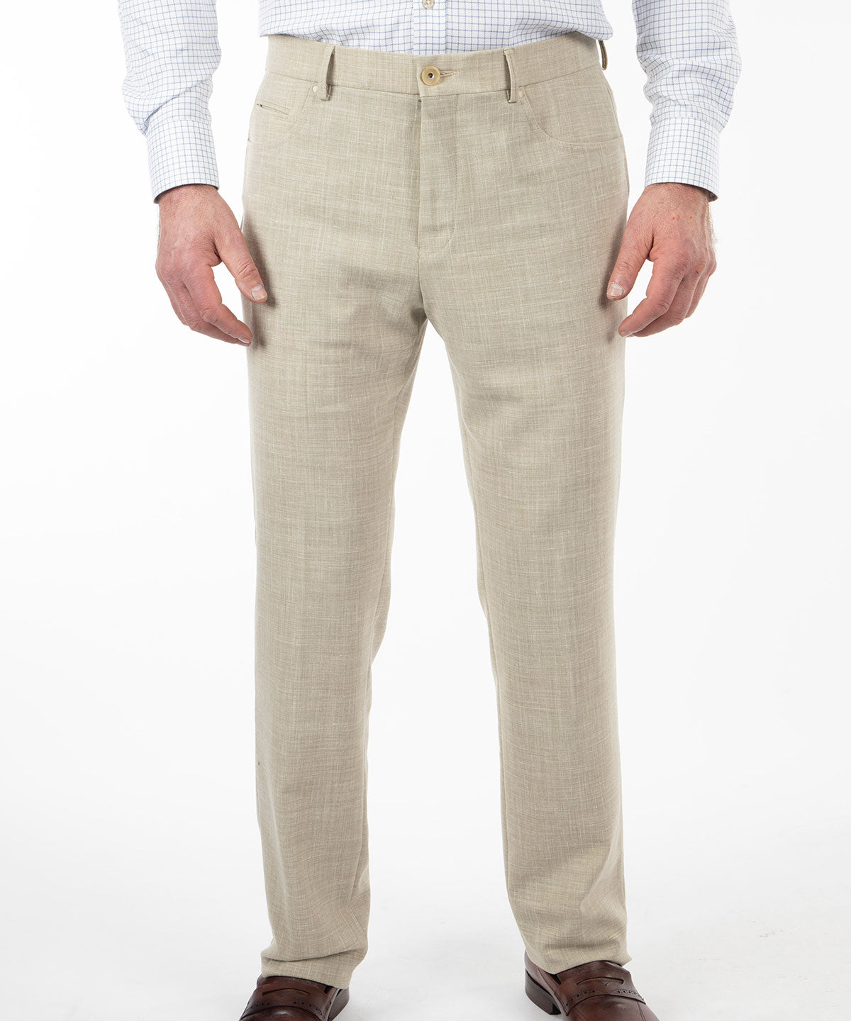 ASHRA Men's Linen Pants - Shaman Electro