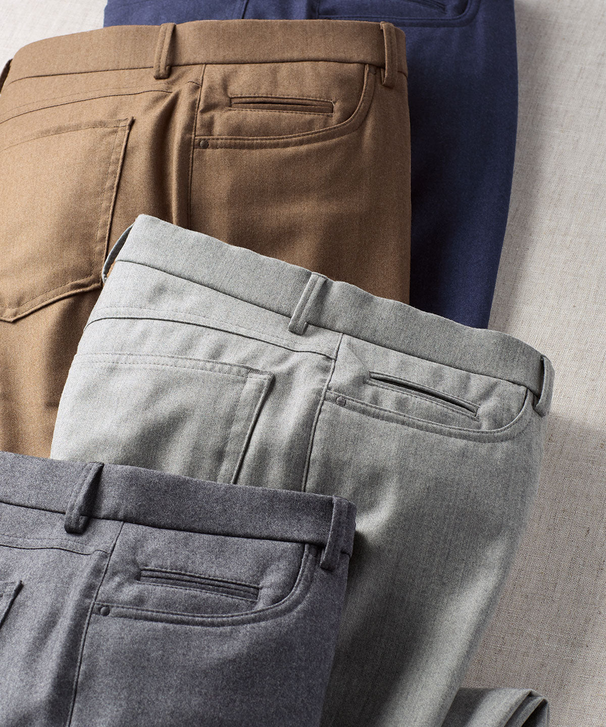 Heritage Italian Wool-Cashmere 5-Pocket Pant