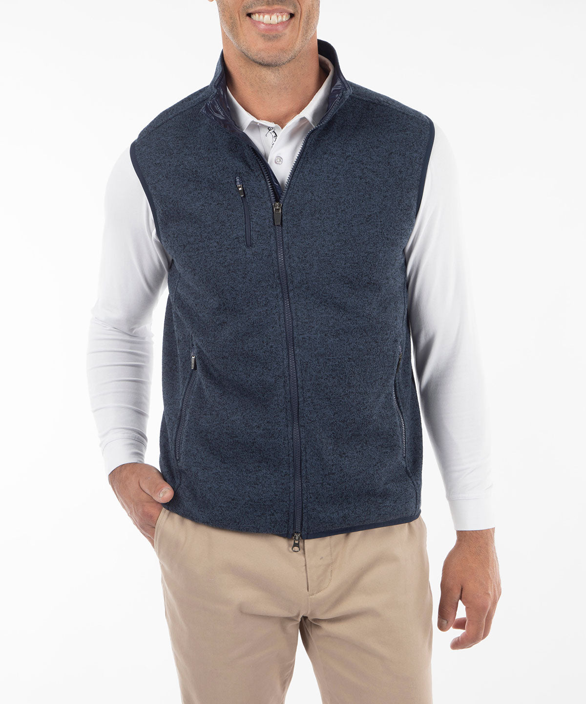 fleece vest with dress shirt I Wore A Fleece Vest To Work To See If I Felt Like A Tech Bro