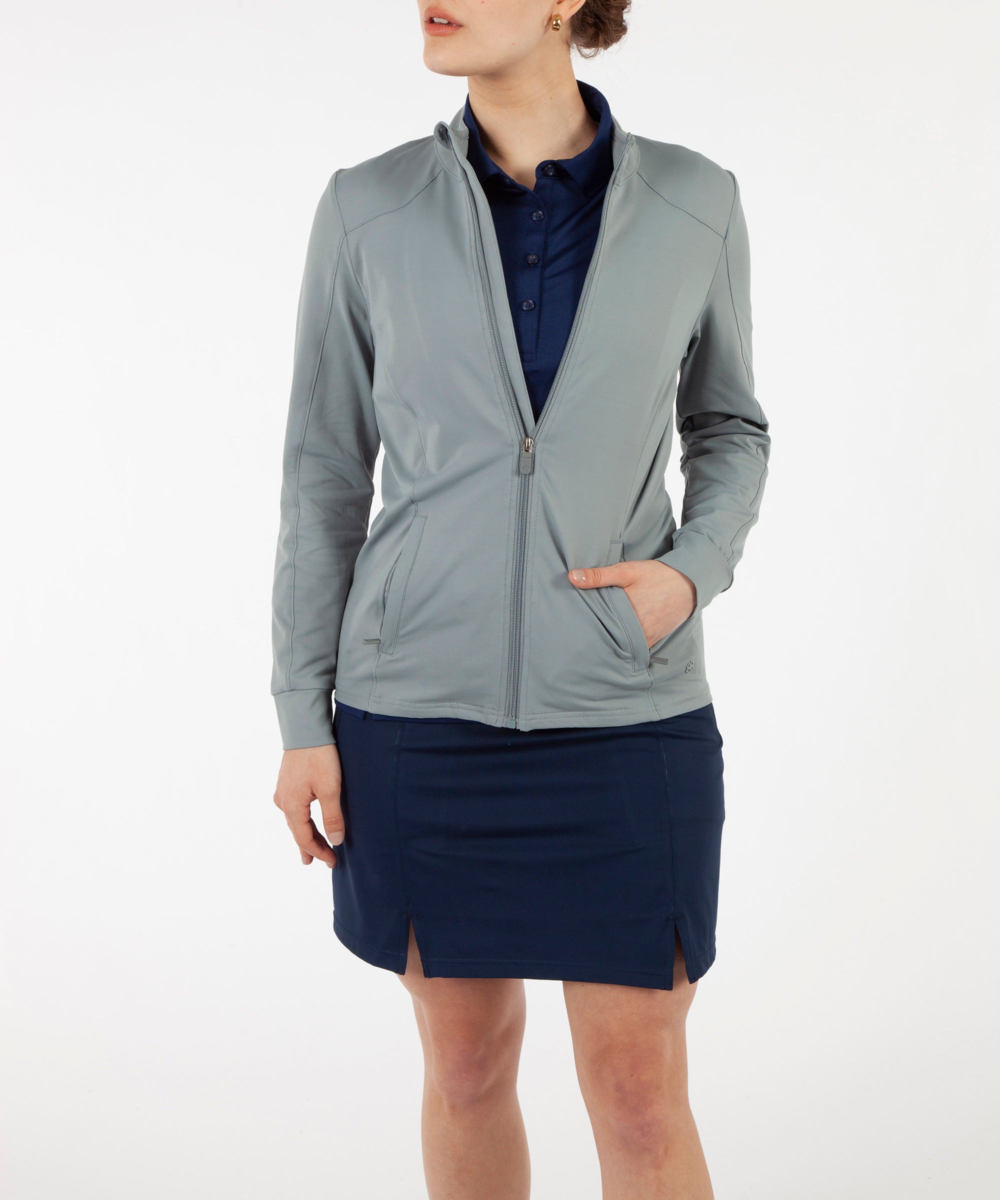 90 Degree By Reflex Women's Full Zip Long Sleeve Jacket