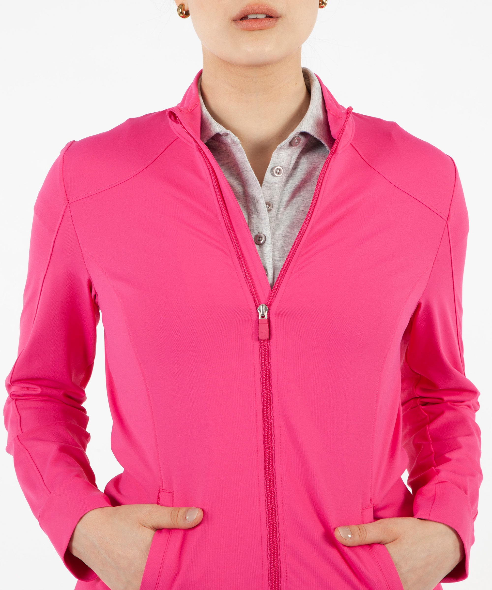 Women's Tech Solid Full-Zip Jacket - Bobby Jones