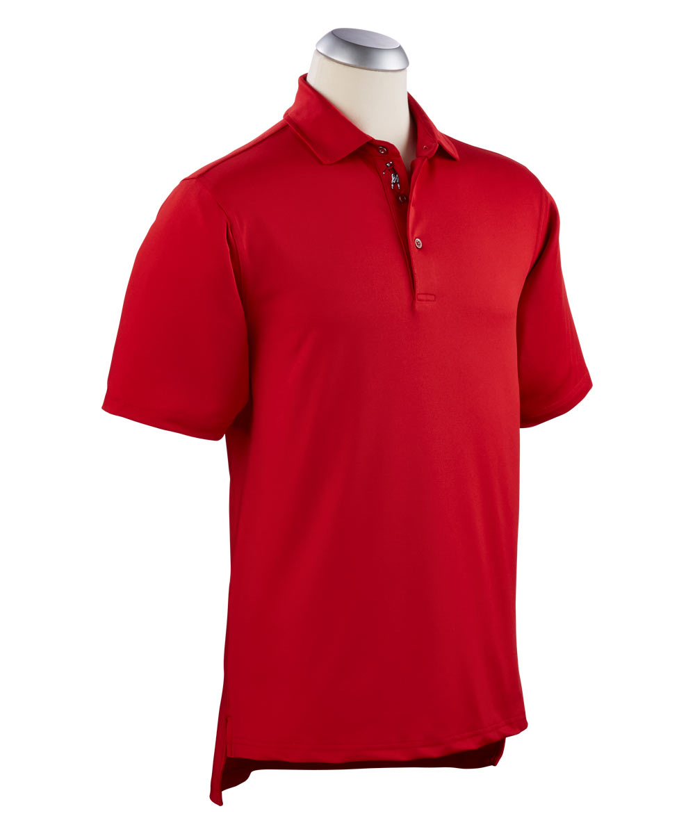 Performance Solid Jersey Short Sleeve Polo Shirt