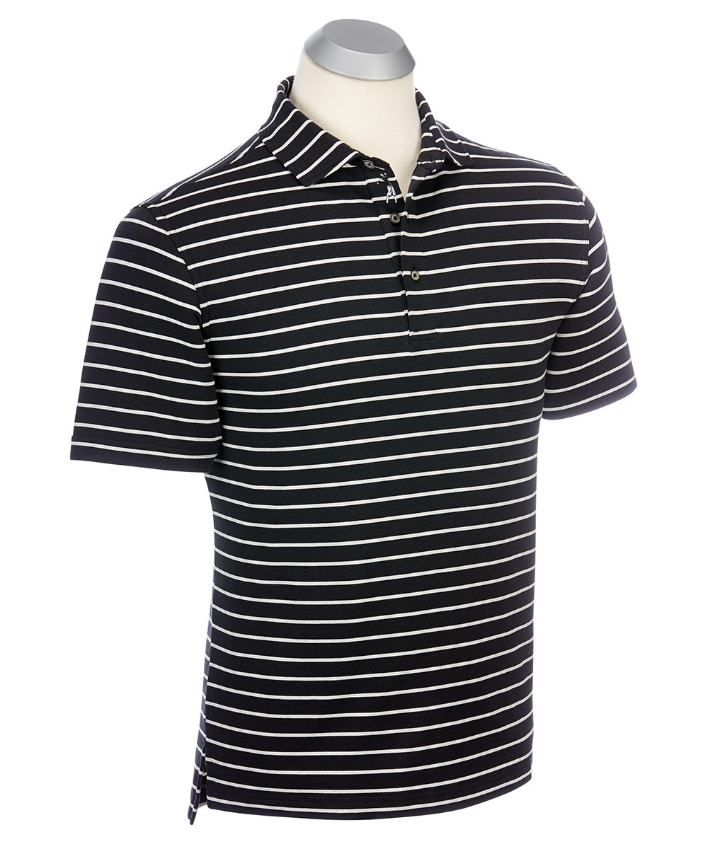 eFX Performance Cotton Frame Stripe Short Sleeve Polo Shirt